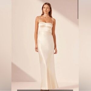 Shona Joy La Lune Corded Ruched Maxi Dress